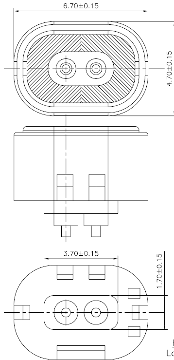 Custom 2 Pin pogo pin magnetic connectors