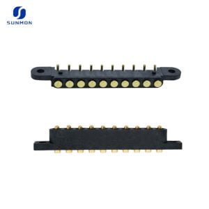 10Pin Single Row Pogo Pin Connector SUNMON