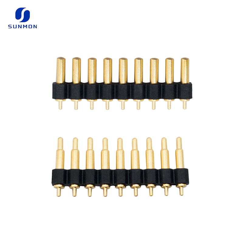 2.54mm Pitch 9Pin Pogo Pin Connectors