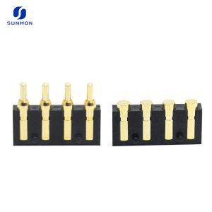 2.5mm pitch 4Pin SMD Side Spring Pogo Pin Connector