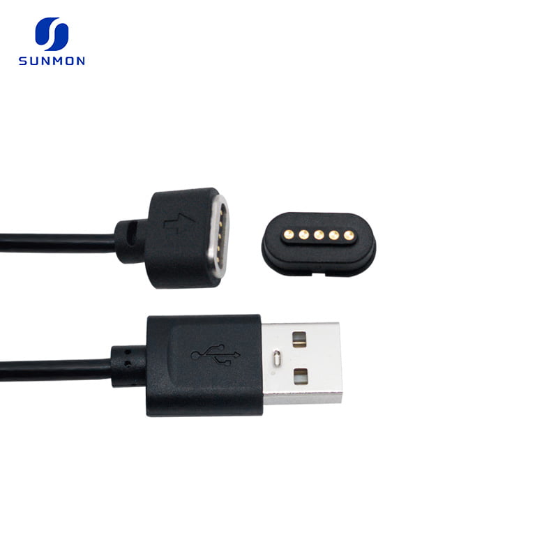 2Pin magnetic connector to usb cable