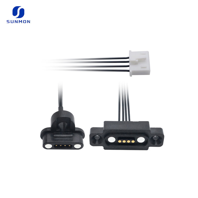 4Pin hsg to pogo pin magnetic cable
