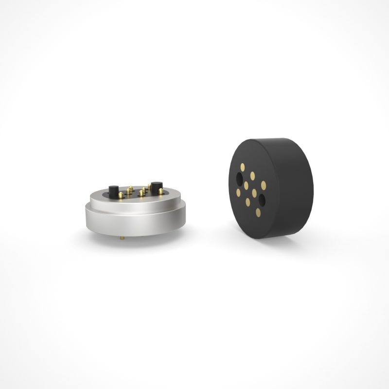 8Pin round pogo pin magnetic connector
