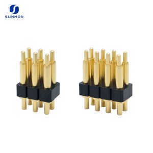 DIP Double Row Pogo Pin Spring Loaded Connector